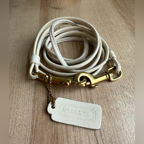 Vintage Coach replacement strap and Hangtag bone - Picture 1 of 12